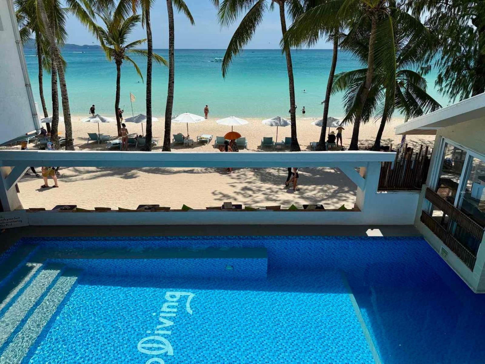 Calypso Beach And Dive Resort Manoc-Manoc Eksteriør billede
